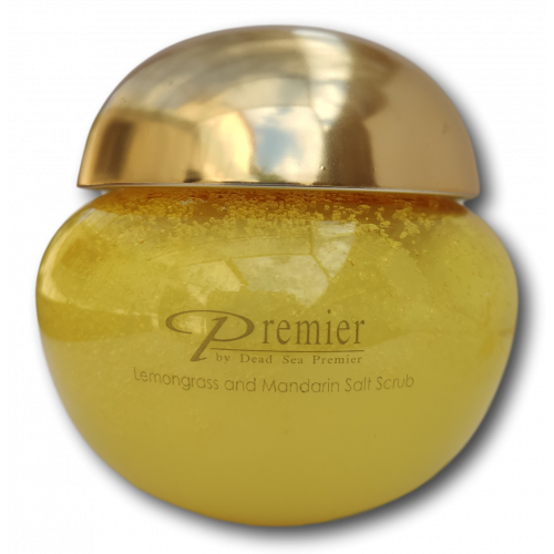Dead Sea Premier Mineral Body Treatment Scrub - Lemongrass & Mandarin 425gr